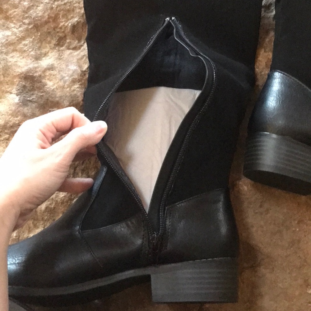 Black rider style boots - Picture 6 of 7